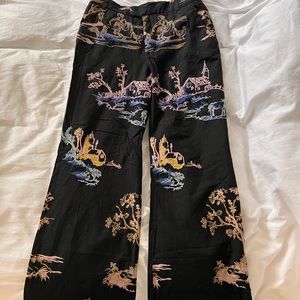 Limited Edition Zara embroidered pant